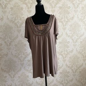 Style & Co beaded tunic
